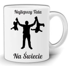 ŚMIESZNY PREZENT DLA TATY NAJLEPSZY TATA KUBEK  W PUDEŁKU GW154
