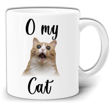 O MY CAT ŚMIESZNY KUBEK Z NADRUKIEM W PUDEŁKU GW167